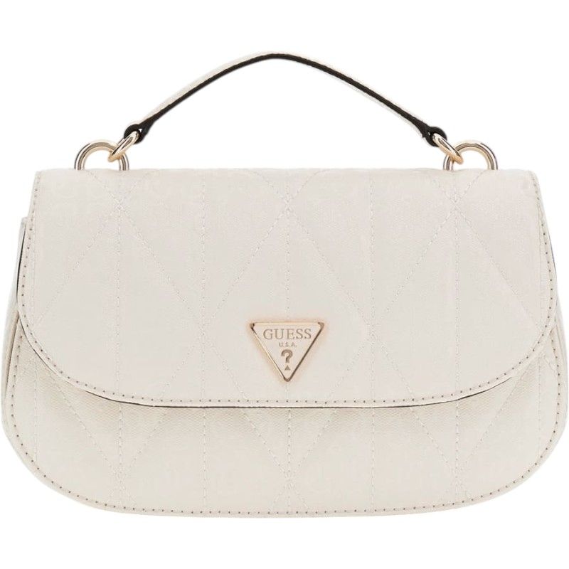 Guess - Aldina Top Handle Flap - Wit