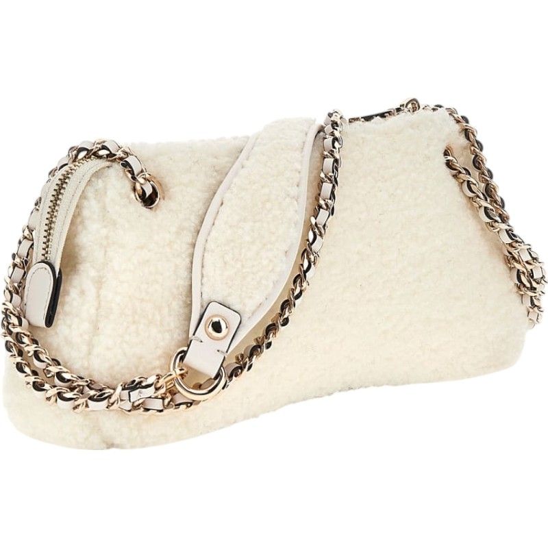 Guess - Aslia Cnvtbl Top Zip Bag - Wit