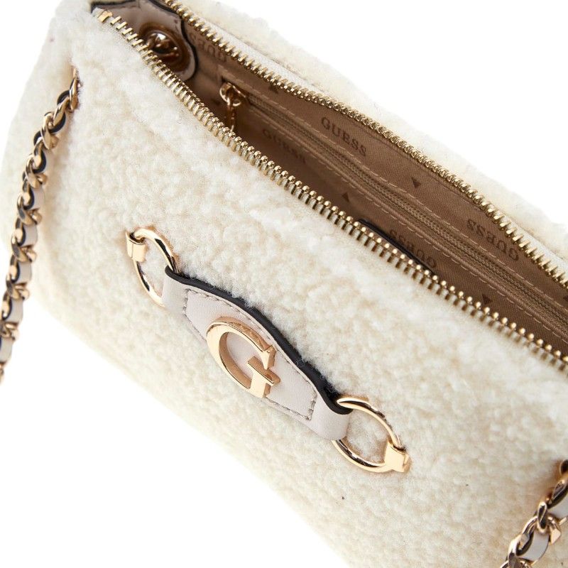 Guess - Aslia Cnvtbl Top Zip Bag - Wit