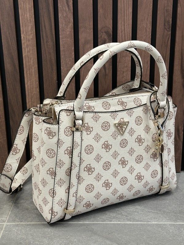 Guess - Daryna II 2 Comp Satchel - Beige