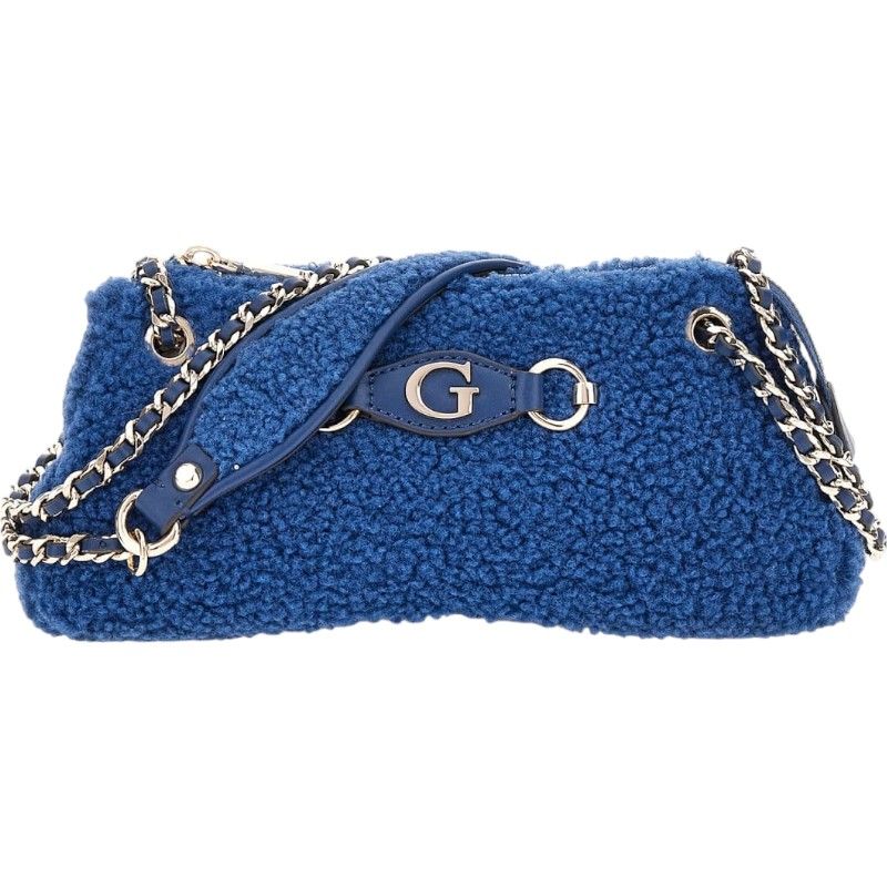 Guess - Aslia Cnvtbl Top Zip Bag - Blauw