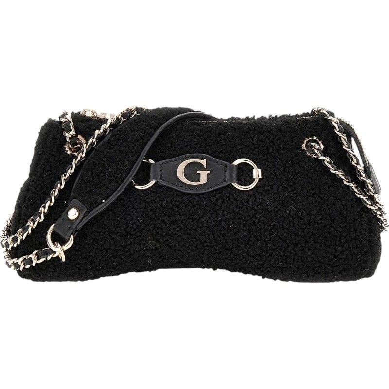 Guess - Aslia Cnvtbl Top Zip Bag - Zwart