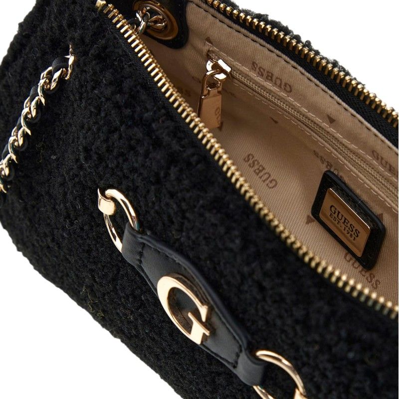 Guess - Aslia Cnvtbl Top Zip Bag - Zwart