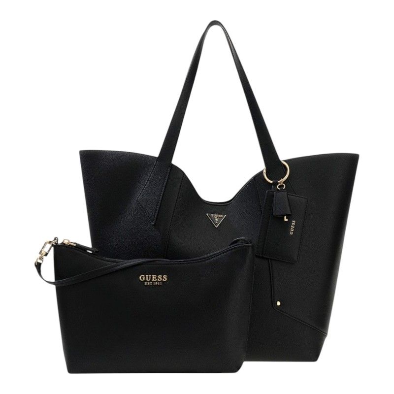 Guess - Darcy Large 2 In 1 Tote - Zwart