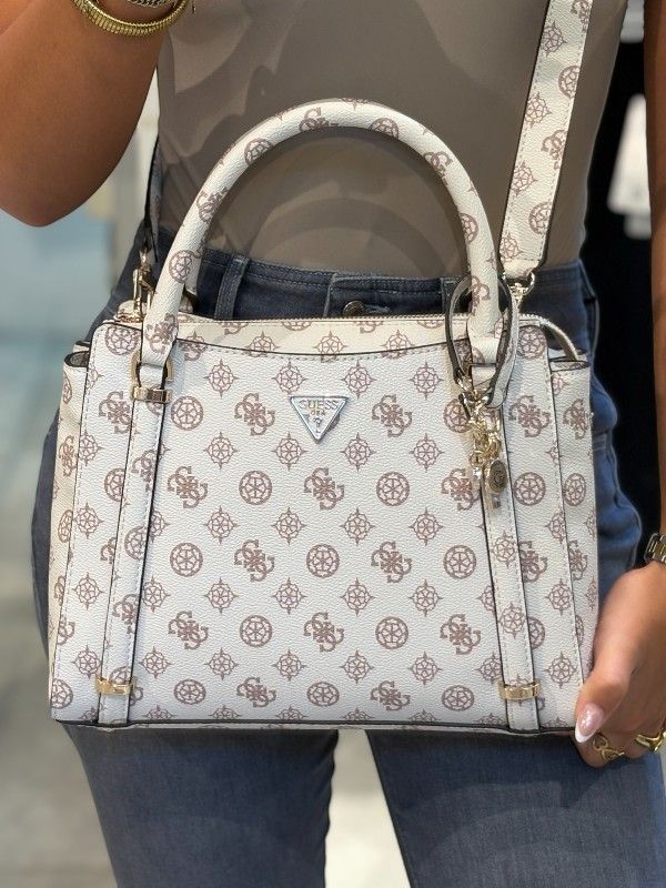 Guess - Daryna II 2 Comp Satchel - Beige