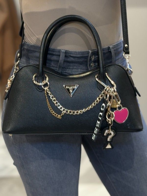 Guess - Davina Satchel - Zwart