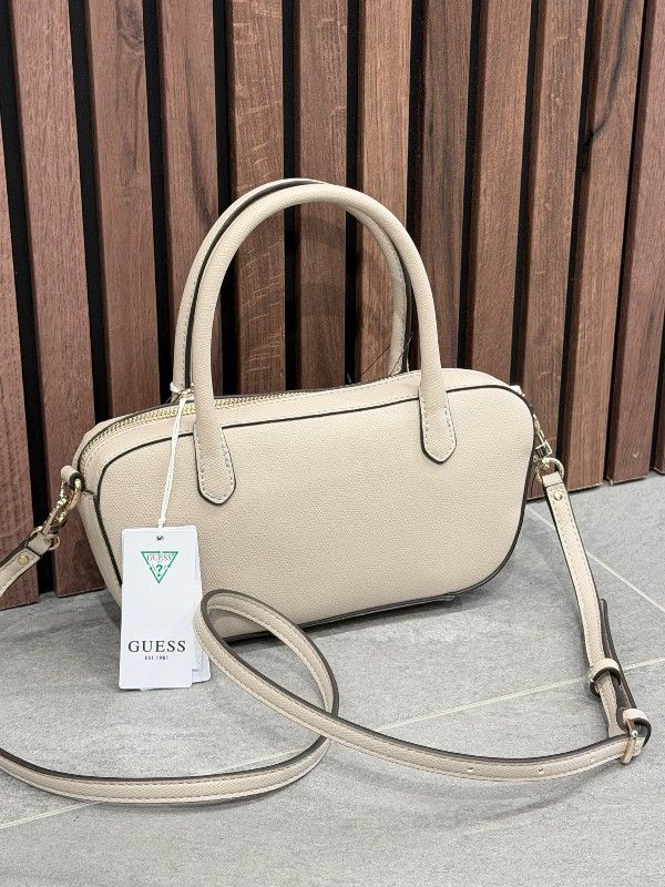 Guess - Davina Small Satchel - Beige