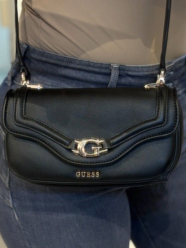 Guess - Dea Crossbody Flap - Zwart