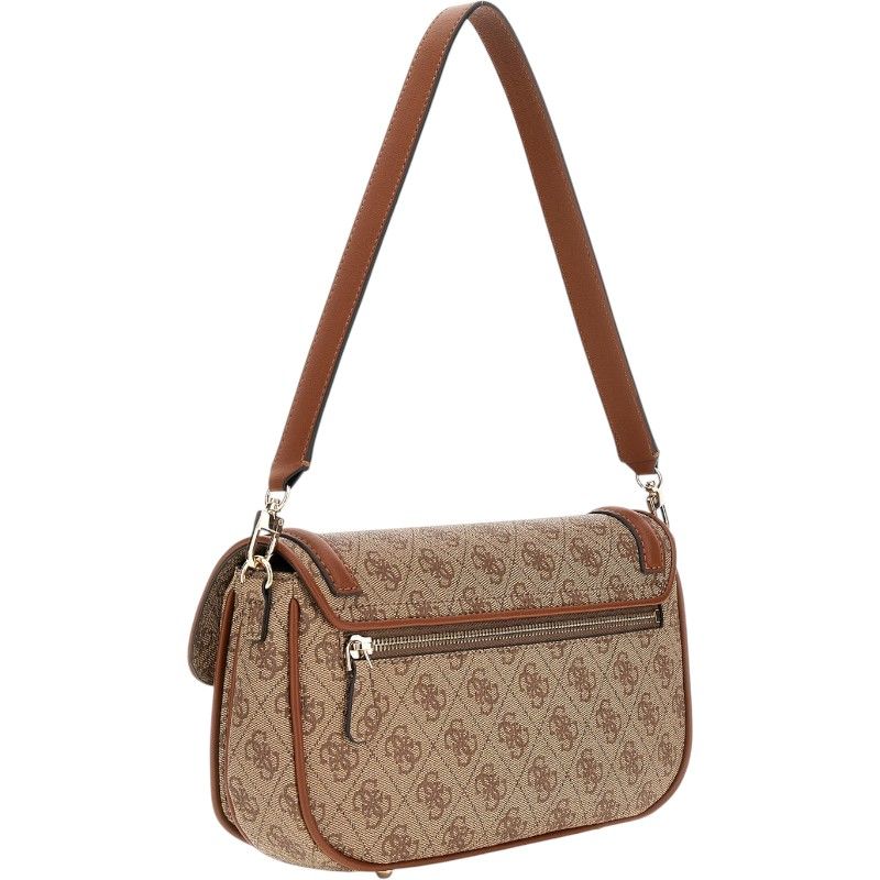 Guess - Dea Flap Shoulder Bag - Bruin