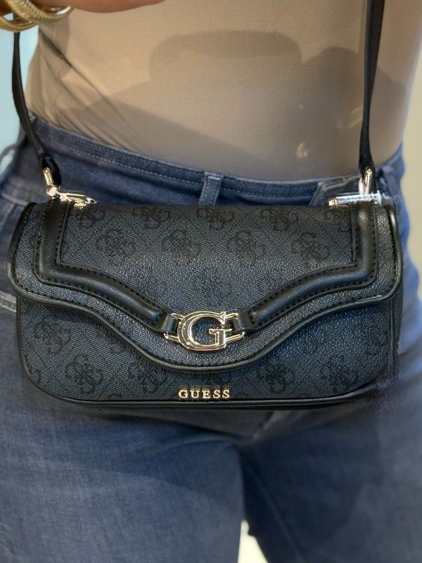 Guess - Dea Mini Crossbody Flap - Zwart