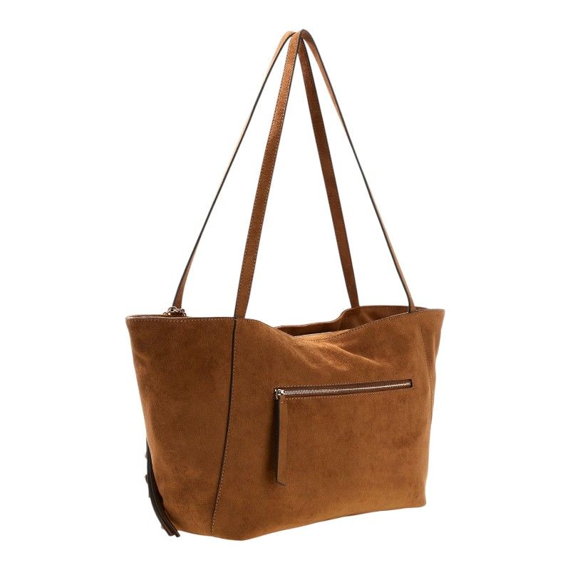 Guess - Devon 3 Comp Tote - Cognac