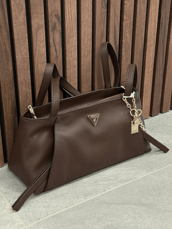Guess - Devon Shoulder Satchel - Bruin