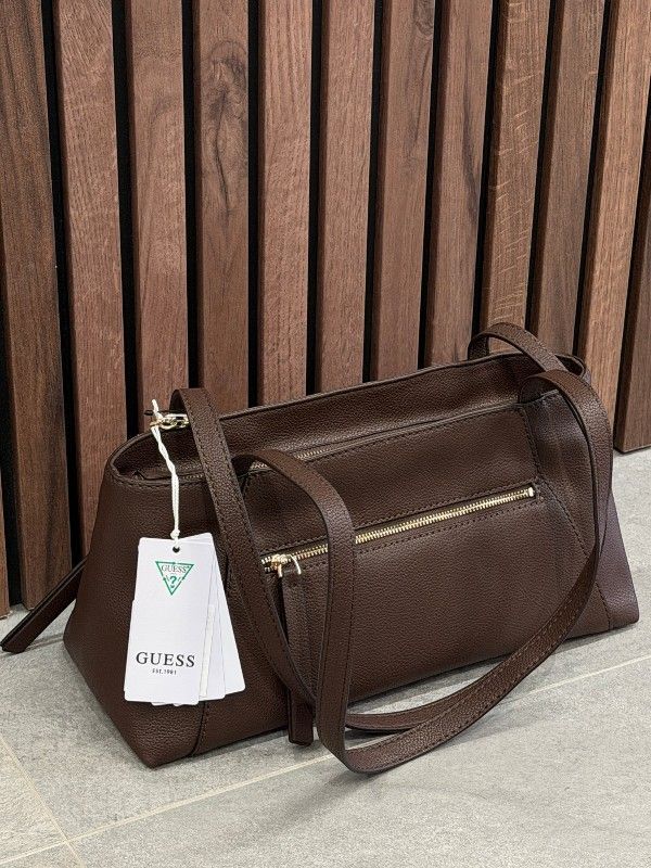 Guess - Devon Shoulder Satchel - Bruin