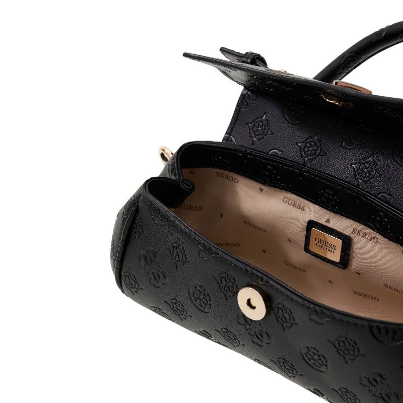 Guess - Diana Mini Top Handle Flap - Zwart