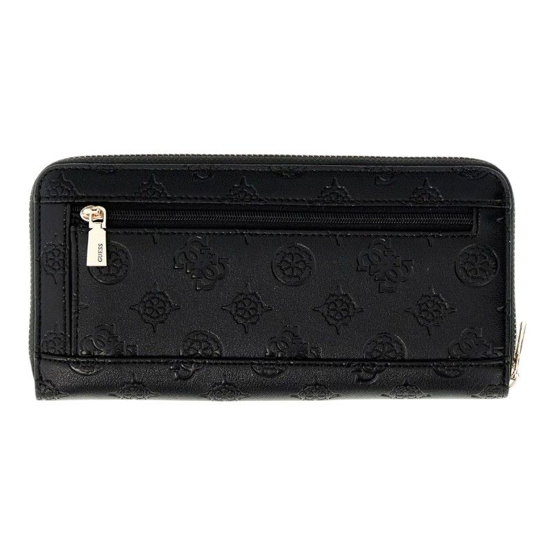 Guess - Diana Slg Large Zip Around - Zwart