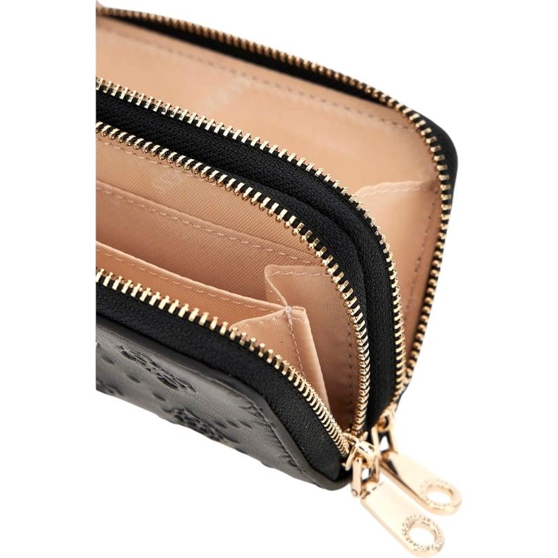 Guess - Double Zip Mini Wallet - Zwart