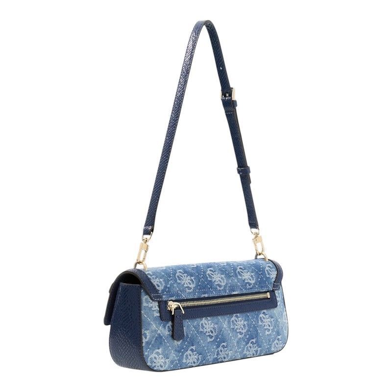 Guess - Dovie Flap Shoulder Bag - Blauw