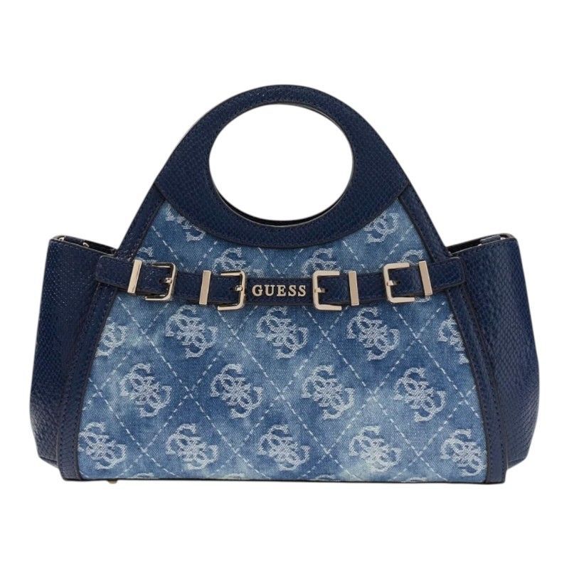 Guess - Dovie Small Girlfriend Satchel - Blauw
