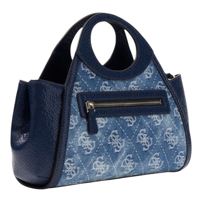 Guess - Dovie Small Girlfriend Satchel - Blauw