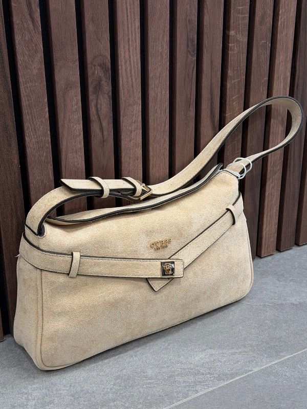 Guess - Ella shoulder Bag - Beige