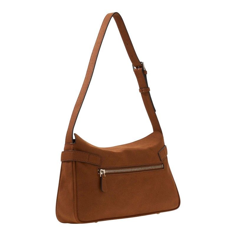 Guess - Ella shoulder Bag - Cognac