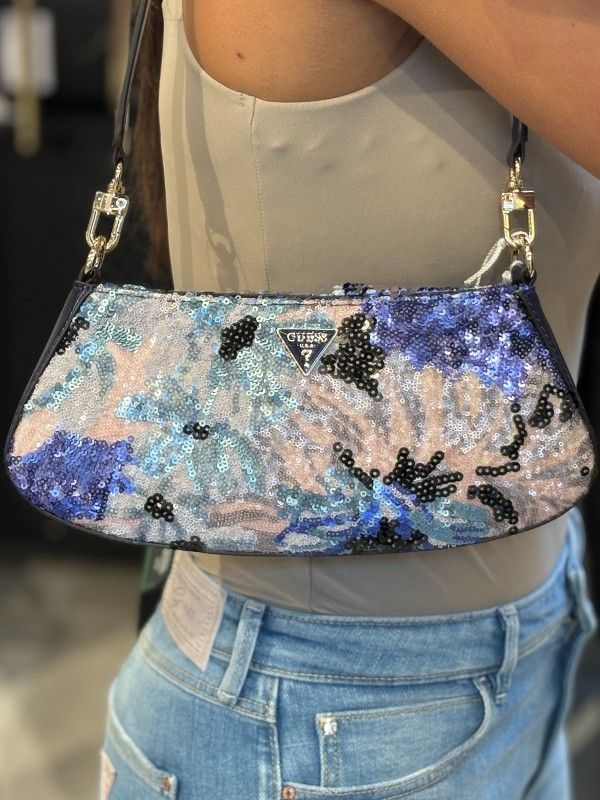 Guess - Elsie Shoulder Bag - Blauw