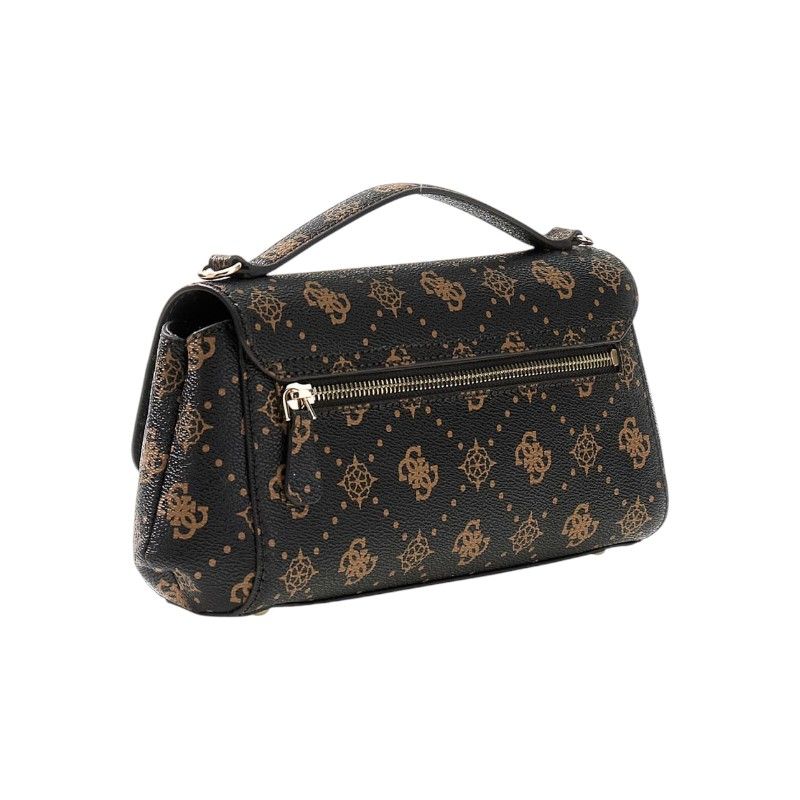 Guess - Emelie Logo Flap Crossbody - Bruin