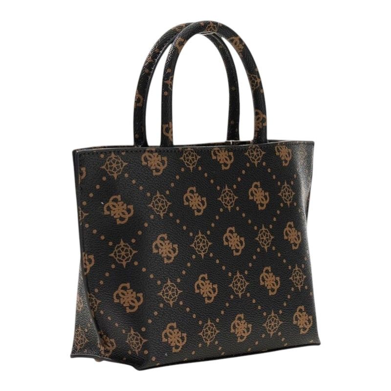 Guess - Emelie Logo Mini Tote - Bruin