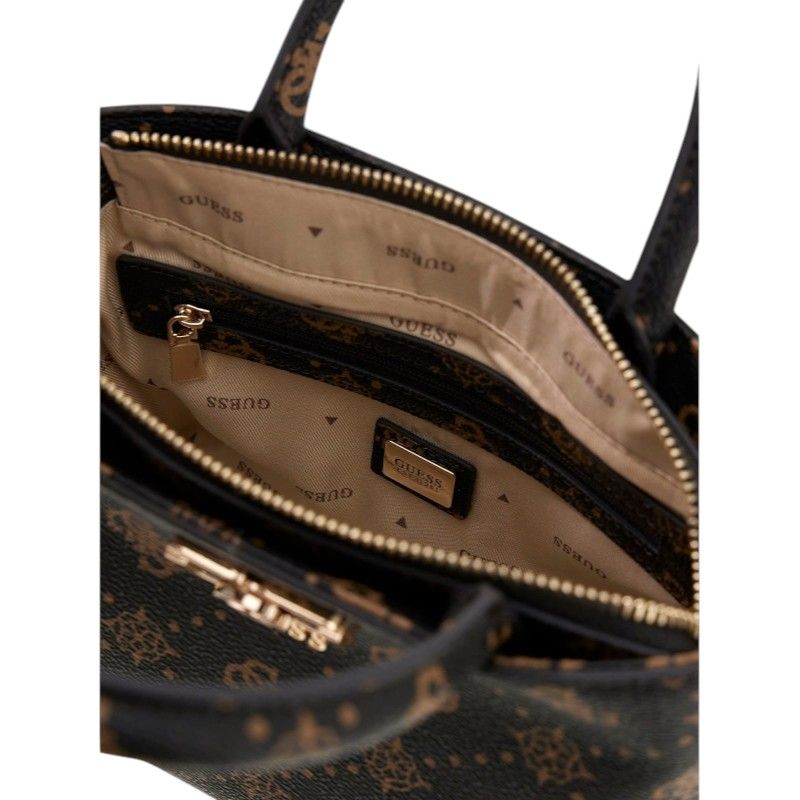 Guess - Emelie Logo Mini Tote - Bruin