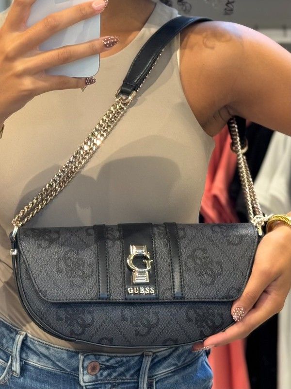 Guess - Erenia Convertible Xbody Flap - Zwart