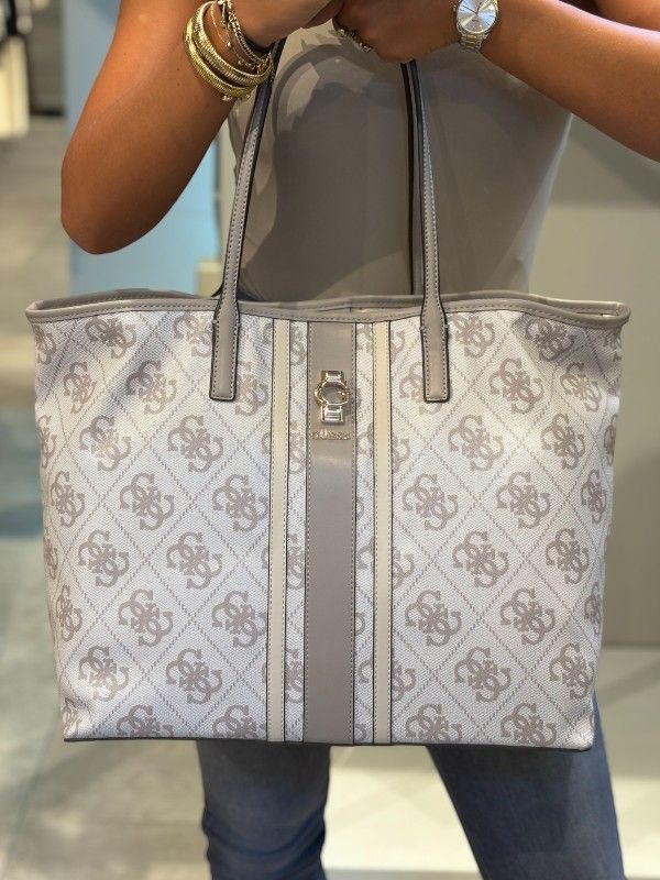 Guess - Erenia Large 2 In 1 Tote - Beige