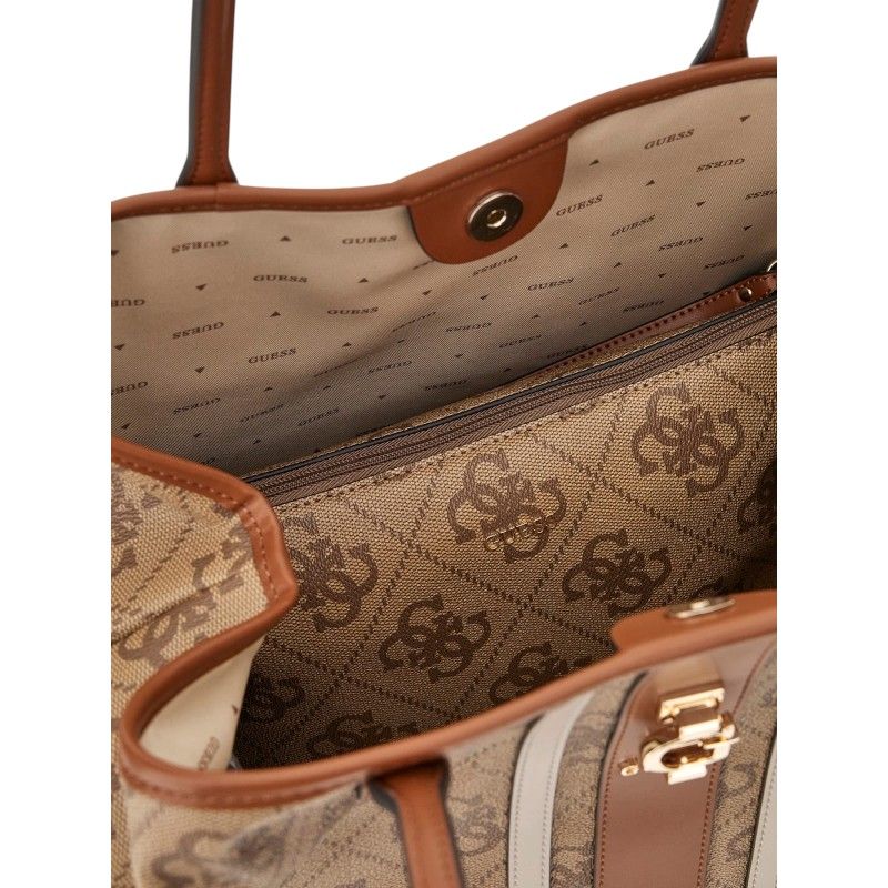 Guess - Erenia Large 2 In 1 Tote - Bruin