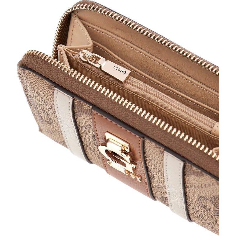 Guess - Erenia Slg Medium Zip Around - Beige