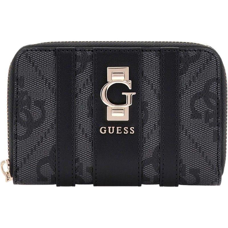 Guess - Erenia Slg Medium Zip Around - Zwart