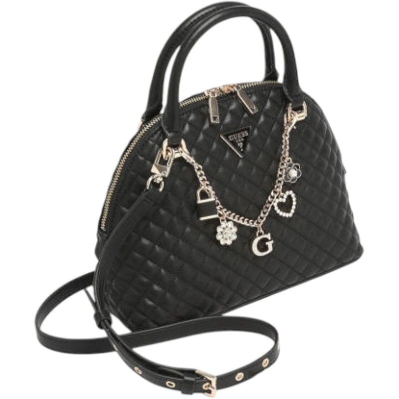 Guess - Everlee Dome Satchel - Zwart