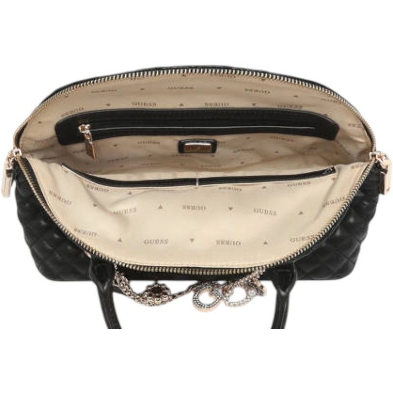 Guess - Everlee Dome Satchel - Zwart