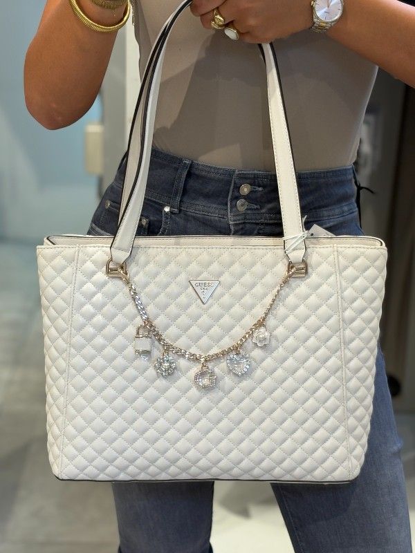 Guess - Everlee Noel Tote - Wit