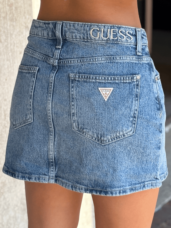 Guess - Faith Mini Skirt - Blauw