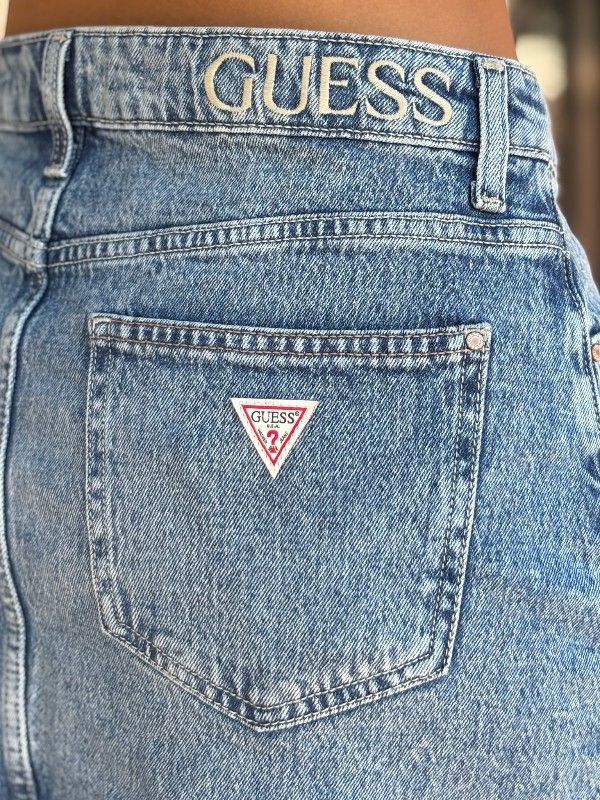Guess - Faith Mini Skirt - Blauw