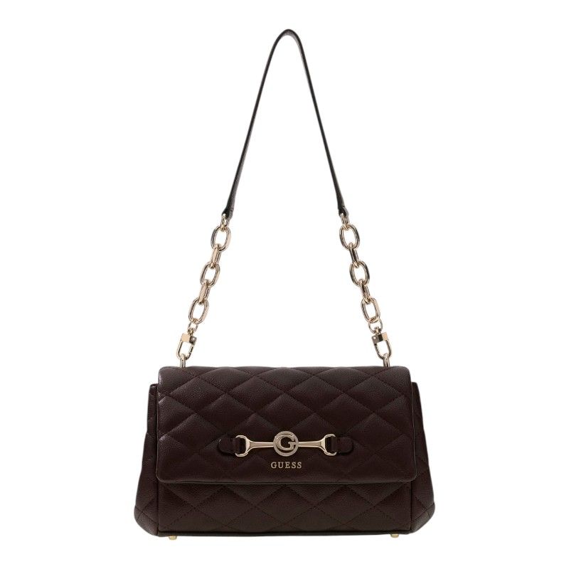 Guess - Frances Flap Shoulder Bag - Bruin