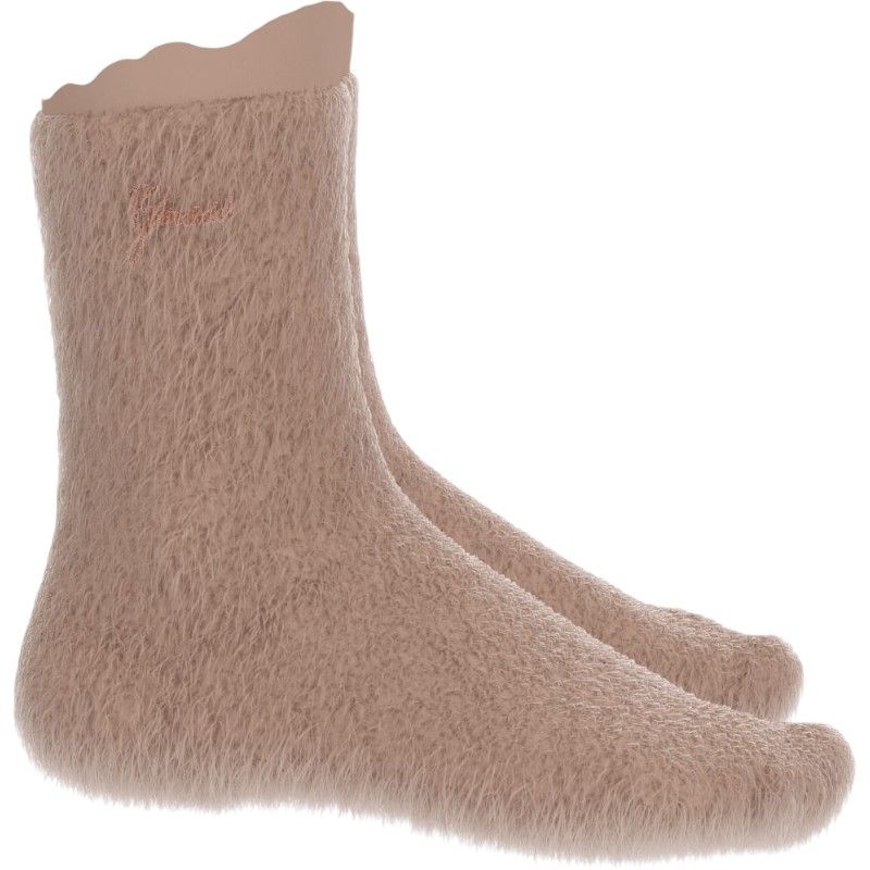 Guess - Furry Single Socks - Beige