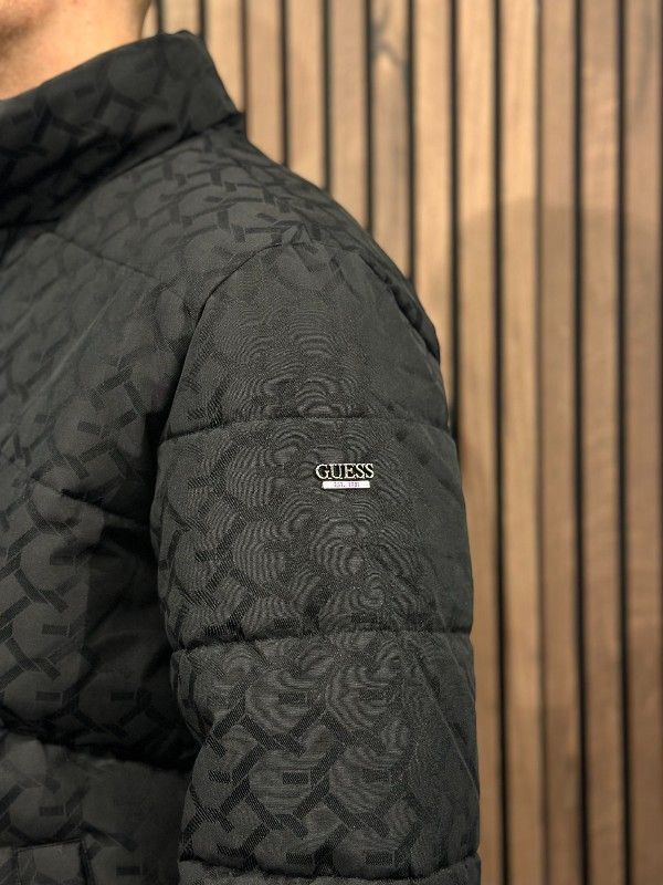Guess - G Chain Puffa Jacket - Zwart