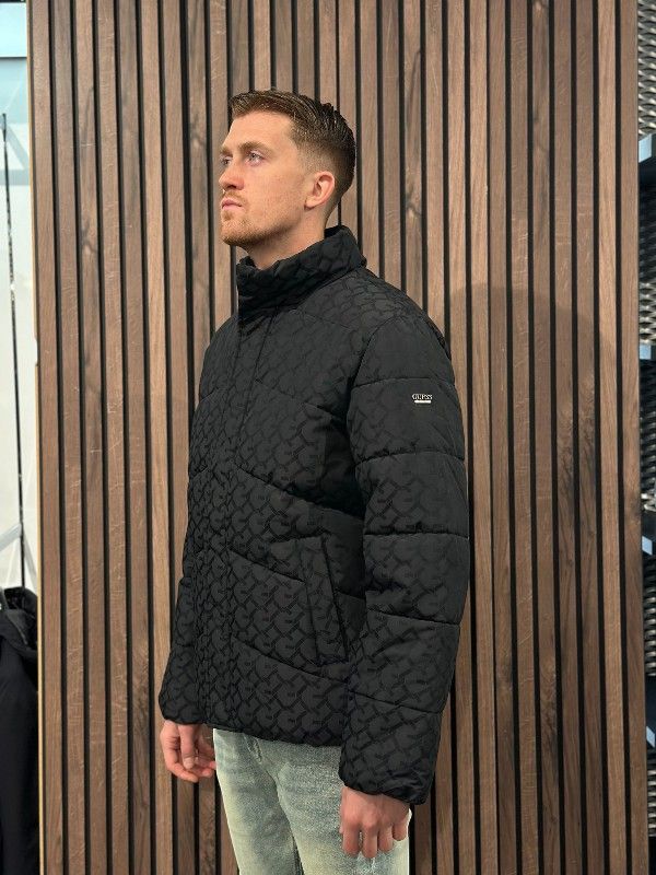 Guess - G Chain Puffa Jacket - Zwart