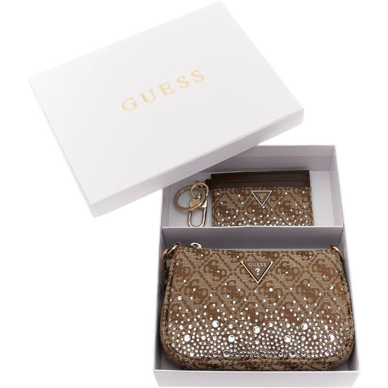 Guess - Gift Daily Pouch & Card Case - Beige