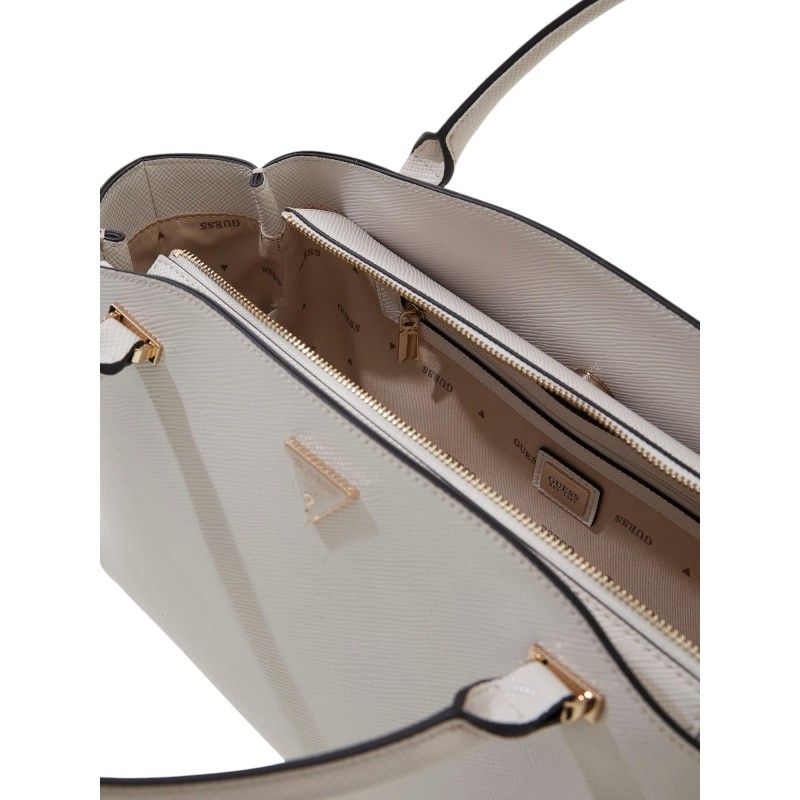 Guess - Gilda 3 Comp Satchel - Wit