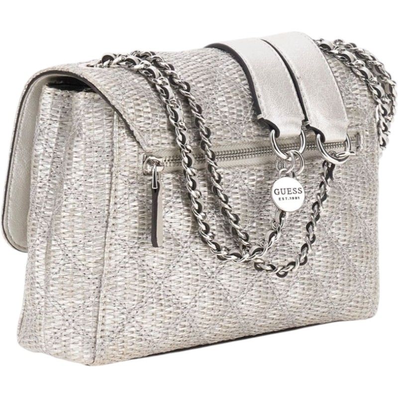 Guess - Giully II 2 Comp Cnvrtble Flap - Zilver