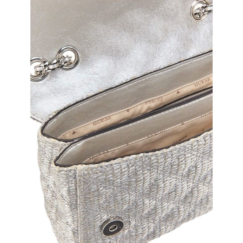 Guess - Giully II 2 Comp Cnvrtble Flap - Zilver