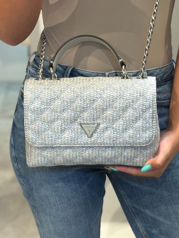 Guess - Giully II 2 Comp Cnvrtble Flap - Zilver
