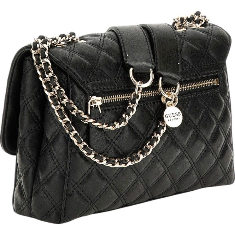 Guess - Giully II 2 Comp Cnvrtble Flap - Zwart