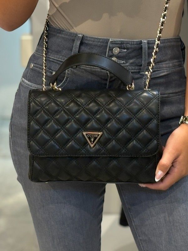 Guess - Giully II 2 Comp Cnvrtble Flap - Zwart